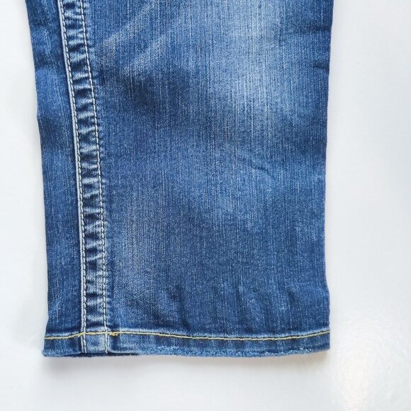 Silver Jeans Tuesday Crop denim blue women's size W28 - Picture 12 of 16